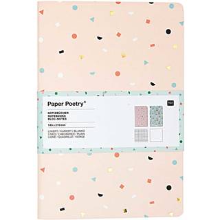 Paper Poetry Notizbücher Tropical Spring A5 2 Stück