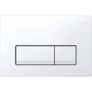 GEBERIT betjeningsplade Delta50 246x164x26mm, tryktaste hvid