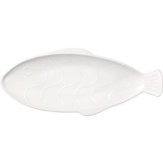 Broste Copenhagen Pesce fad 17,6x41,4 cm Transparent white