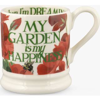 Emma Bridgewater Emma Bridgewater Cream My Garden is my happiness 1/2 Pint Mug