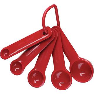 KitchenAid Måleskeer, empire red, 5 stk.