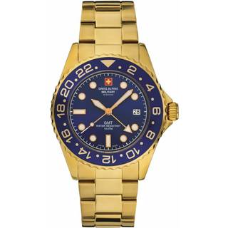 Swiss Alpine Military 7052.1115 GMT Diver Herrenuhr 42mm 10ATM