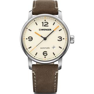 Wenger Urban Metropolitan Automatic Cream Dial Black Stainless Bracelet Men’s Watch 01.1746.101