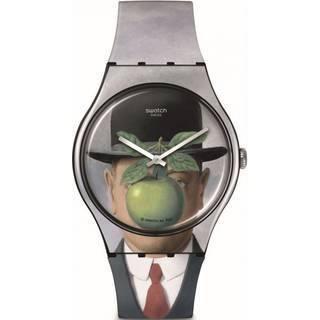 Swatch Art Journey The Son of Man The Surreal Pay! Silicone Strap Watch SVI103-5300