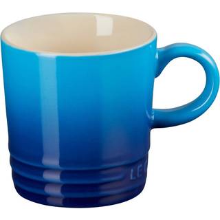 Le Creuset Tasse Becher Steinzeug Azure Blau 100 ml