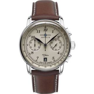 Zeppelin 7674-6 Chronograph 100 Jahre Zeppelin Herrenuhr 42mm 5ATM