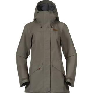 Bergans Women's Nordmarka 2L Shell Jacket Green Mud, XS