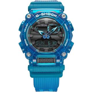 Casio G-Shock "Soundwave" Skeleton Style Blue Digi-Analog Men's Watch GA-900SKL-2AER