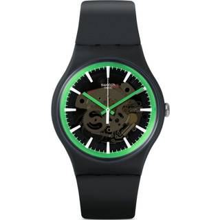 Swatch New Gent Quartz Grey Dial Grey Silicone Strap Unisex Watch SVIM100-5300
