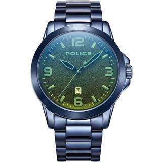 Police Cliff Blue IP Bracelet Watch - W44105