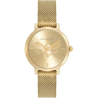 Olivia Burton Queen Bee Gold Mesh Watch