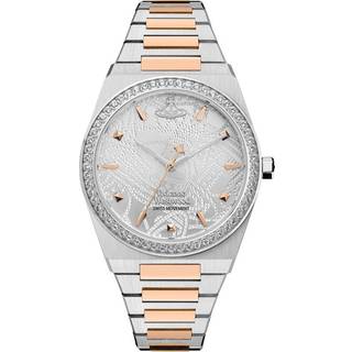 Vivienne Westwood Charterhouse Silver Pattern Ladies Bracelet Watch VV244WSSR