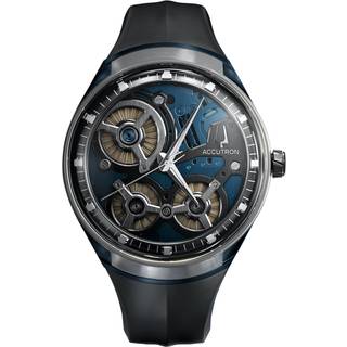 Accutron Electrostatic Spaceview DNA 2ES8A004 - Herre - 45 mm - Analog - Elektrostatisk - Safirglas