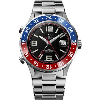 Ball Roadmaster Pilot GMT Limited Edition Automatic Black Dial Titanium Bracelet Men’s Watch DG3038A-S2C-BK