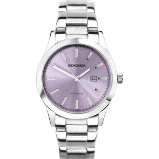 Sekonda ColourPop Quartz Purple Dial Stainless Steel Bracelet Ladies Watch 40400