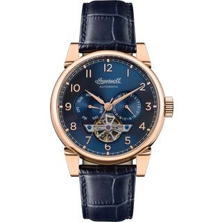 Ingersoll The Swing 1892 Gents Automatic Watch Blue Dial Blue Leather Strap I12702