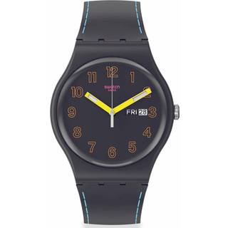 Swatch The January Collection 'Dark Glow' Quartz Men's Watch SO29B707