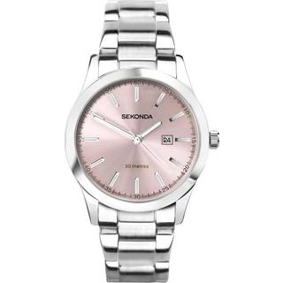Sekonda ColourPop Quartz Pink Dial Stainless Steel Bracelet Ladies Watch 40398