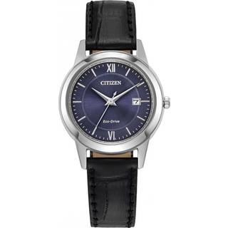 Citizen FE1087-01L Eco-Drive Black Leather Strap Watch - W92133