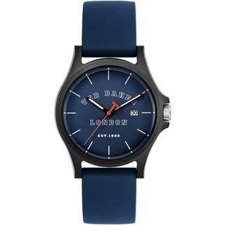 Ted Baker Mens Blue Silicone Strap Watch - Blue