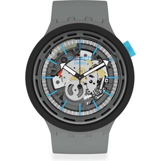 Swatch SwatchPAY! Easytippay! Quartz Transparent Dial Silicone Strap Men's Watch SO27M104-5300
