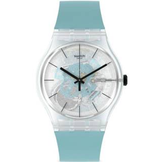 Swatch BLUEDAZEPAY! New Gent Watch Transparent Dial Unisex Watch SO29K112-5300