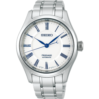 Seiko Presage "Hakuji" Arita Porcelain Dial Stainless Steel Bracelet Men's Watch SPB293J1