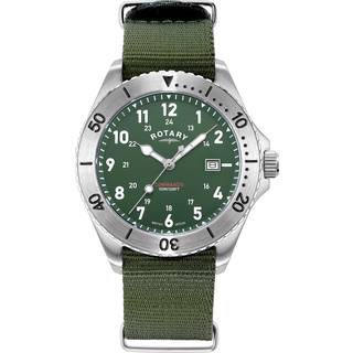 Rotary GS05475/56 Commando Green Nylon Strap Watch - W13186
