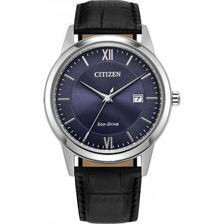 Citizen AW1780-09L Eco-Drive Black Leather Strap Watch - W38309