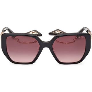 Guess Kvinde GU7892 01T Solbriller Acetat Sort Bordeaux Geometrisk Normal Skygge