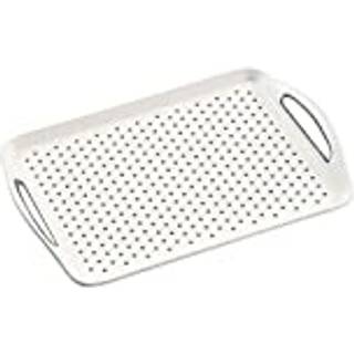 Serveringsbakke, plast, 45,5 x 32 cm, hvid - Kesper