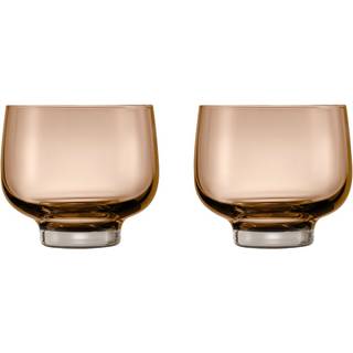 blomus Flow tumblerglas 22 cl 2-pak Coffee