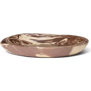 Ferm Living Ryu tallerken 18,5 cm Sand-brun