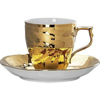 Rosenthal Rosenthal Heritage Midas espressokop med underkop Hvid/Guld