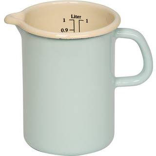 Riess Classic Pastell Küchenmaß 1,0 L türkis - Emaille - Türkis