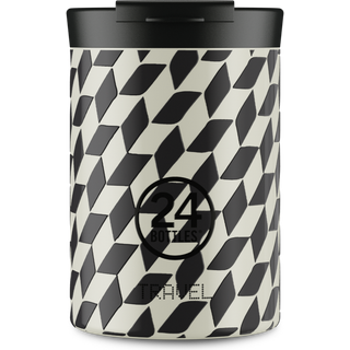 24Bottles - Travel Tumbler - Termokrus - Groovy White - 350 ml