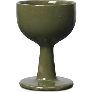 Ferm Living Floccula Vinglas t - Vinglas Stentøj Grøn - 1104266296