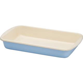 Riess Classic Pastell Auflaufform 36 x 21,5 cm blau - Emaille - Blau