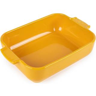 Peugeot Appolia Auflaufform rechteckig 25 cm safrangelb- Keramik - Gelb
