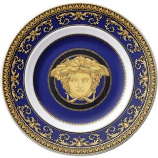 Rosenthal Tableware - 'Medusa' blue plate in Multicolor Porcelain