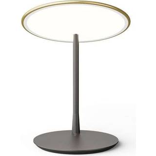 NINE Disc Bordlampe Børstet Messing/Sort