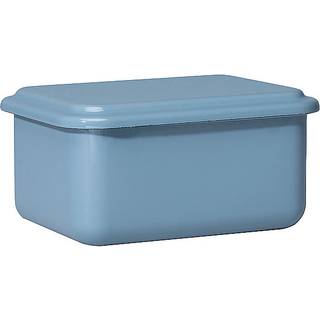 Riess Service + Store Vorratsbehälter small / hoch Heidelbeerblau - Emaille - Blau