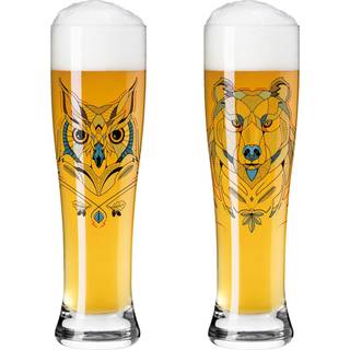 Ritzenhoff Brauchzeit Øl 2-pak #1 & 2 - Ølglas Glas Klar - 3481001