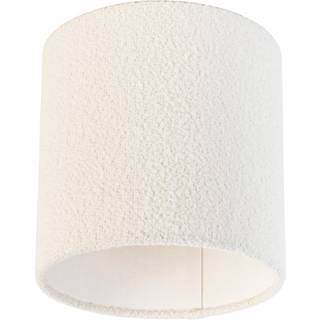 Bouclé lampeskærm hvid 20/20/20