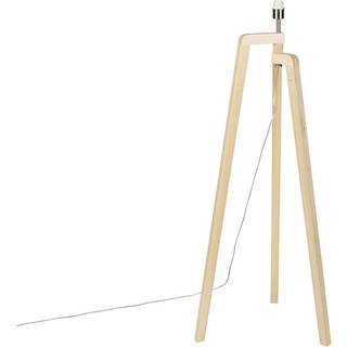 Gulvlampe Tripod Træ uden skærm - Puros