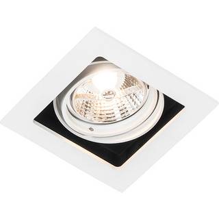 Kvadratisk indbygget spotlight hvid justerbar - Artemis 70