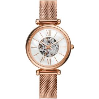 Fossil ME3188 Carlie Mini Hvid/Rosaguldtonet stål Ø28 mm
