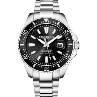 Stührling Depthmaster 3950A.1 - Herre - 42 mm - Analog - Quartz - Mineralglas