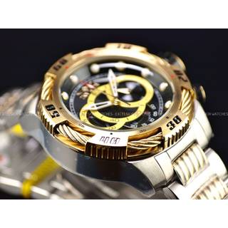 Invicta 25481 Subaqua Sort/Gul guldtonet stål Ø50 mm