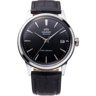 Orient Bambino Ex-Display Classic Automatic Black Dial Black Leather Strap Men's Watch RA-AC0M02B10B-EX